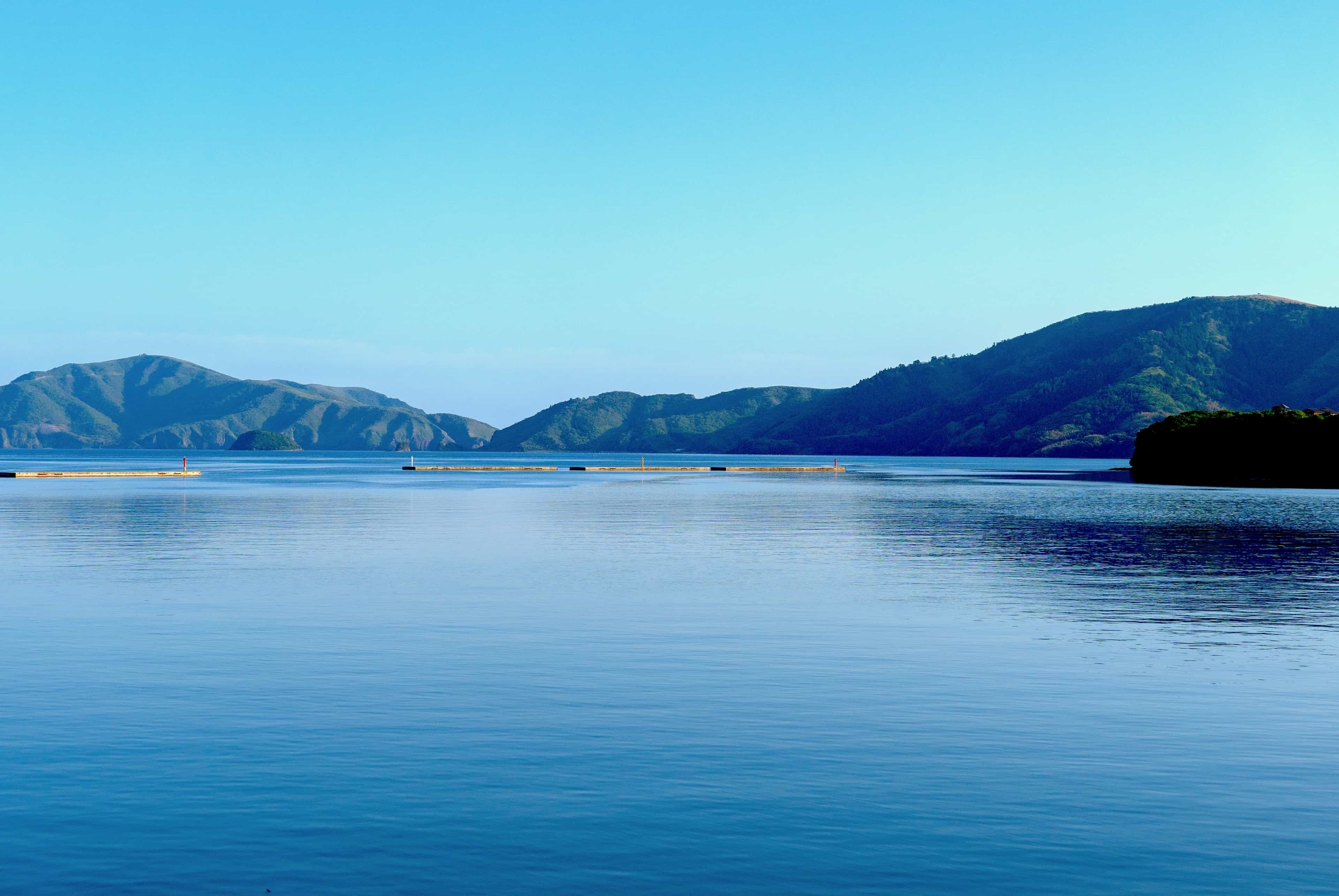 西ノ島町の空と海
